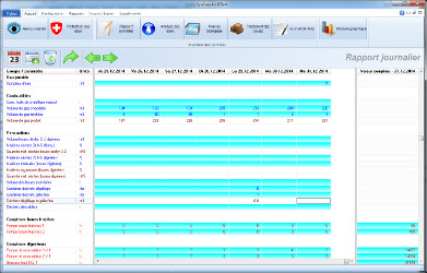 Rapport journalier